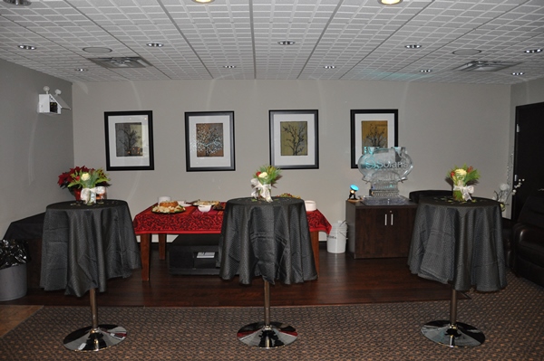 Decorated Lobby Room - ready for a party