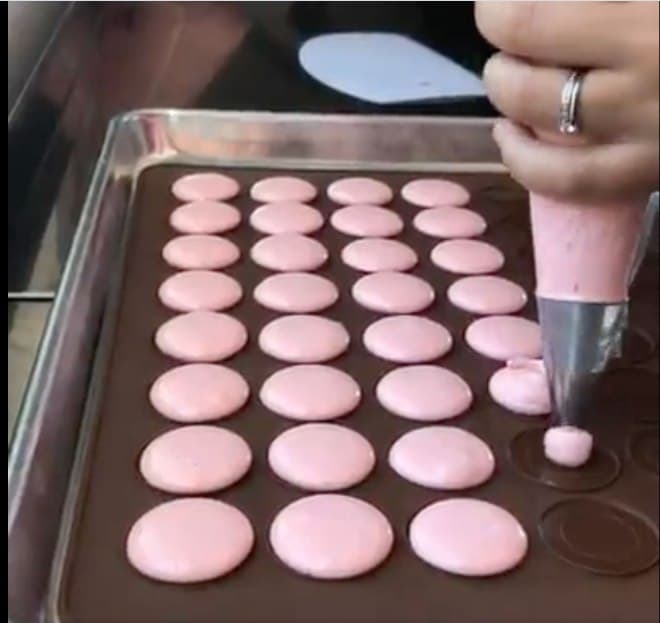 Rose macarrons Photo Credit: by Instagram IG @Pastreez