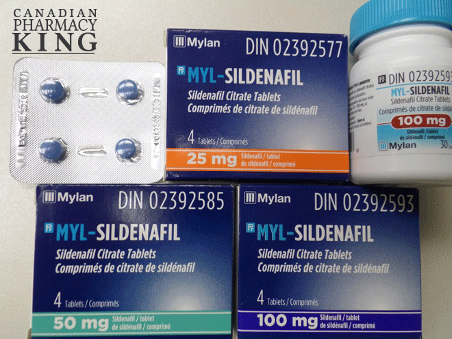 Sildenafil from Mylan Canada